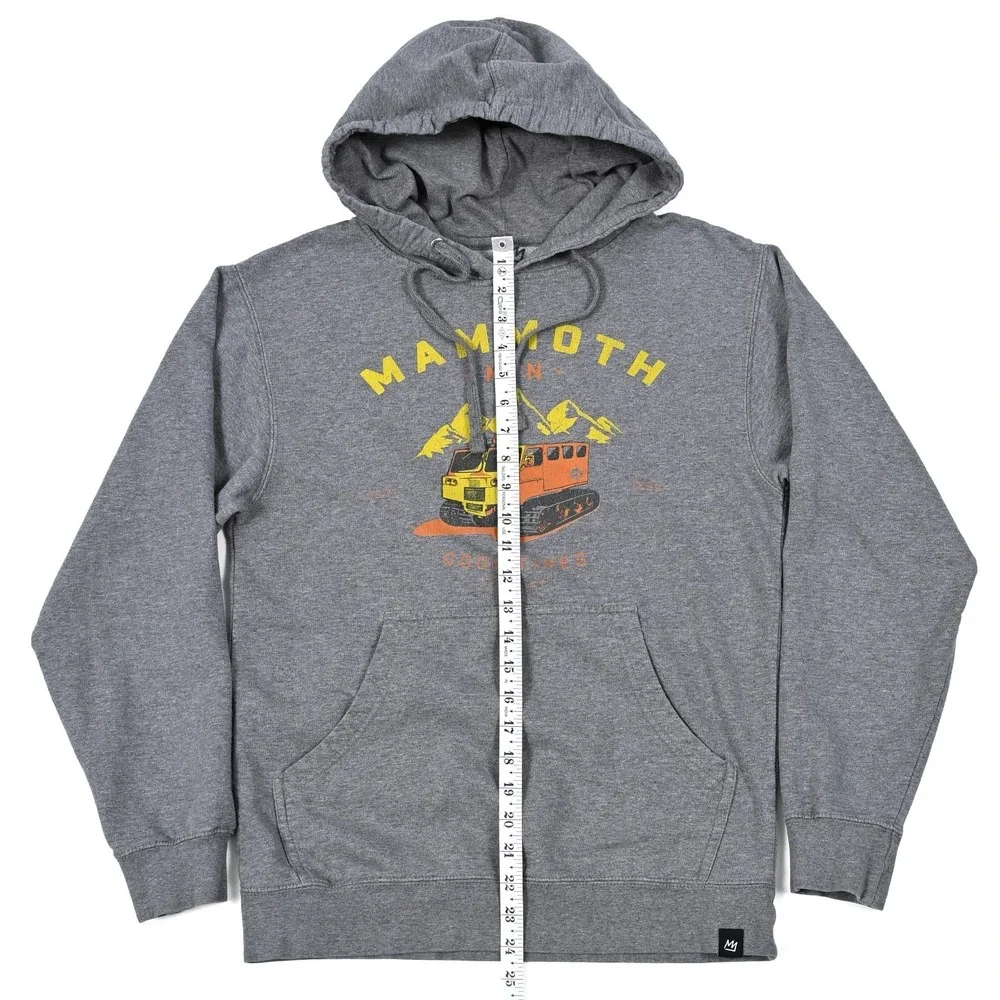 Mammoth Mountain California Independent Hoodie Sweatshirt Men's Small Gray Ski - Picture 3 of 7